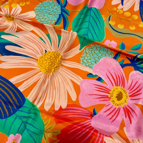 Rifle Paper Co Silk Scarf - Picture 1 of 4